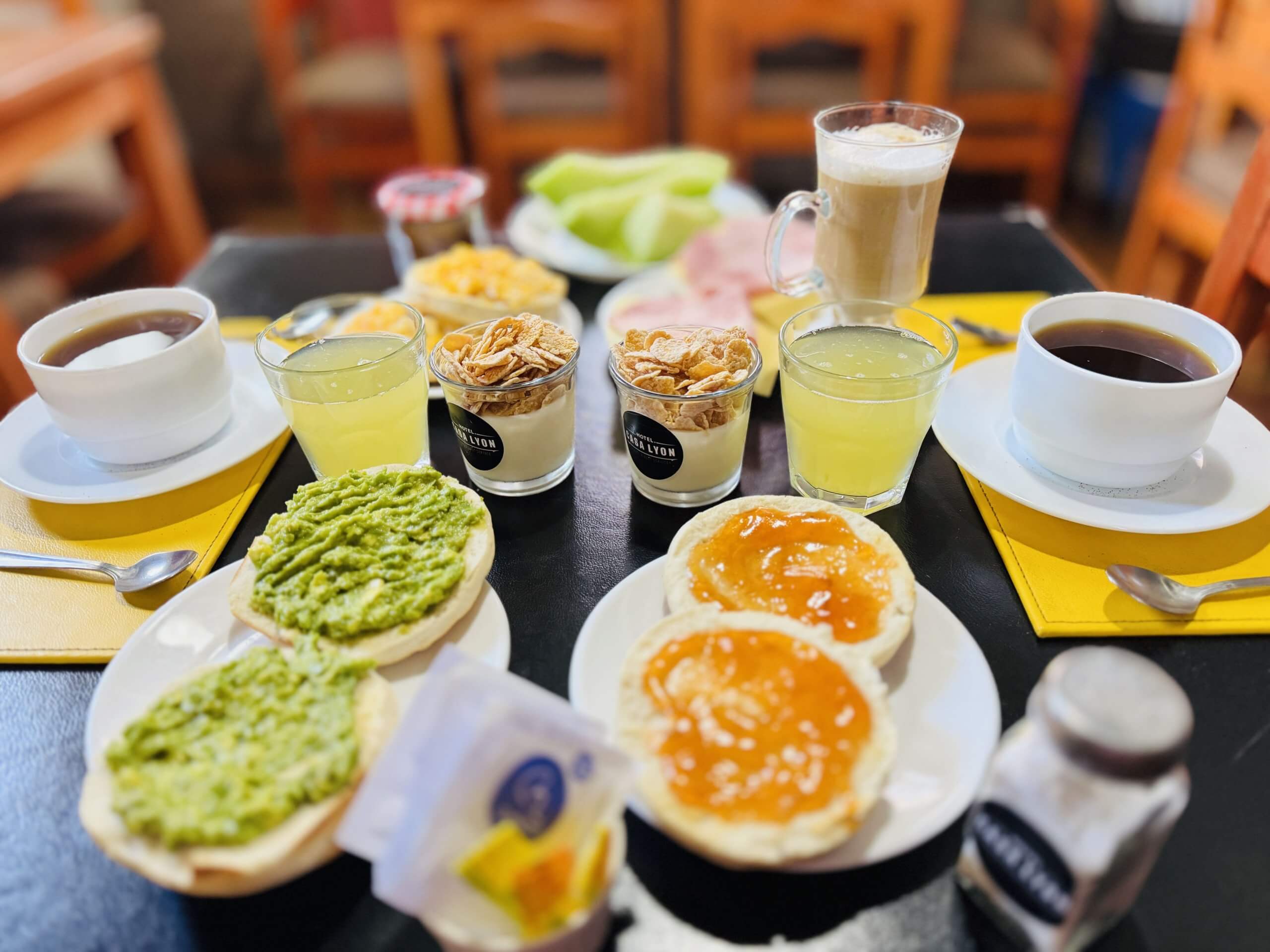 desayuno para turistas